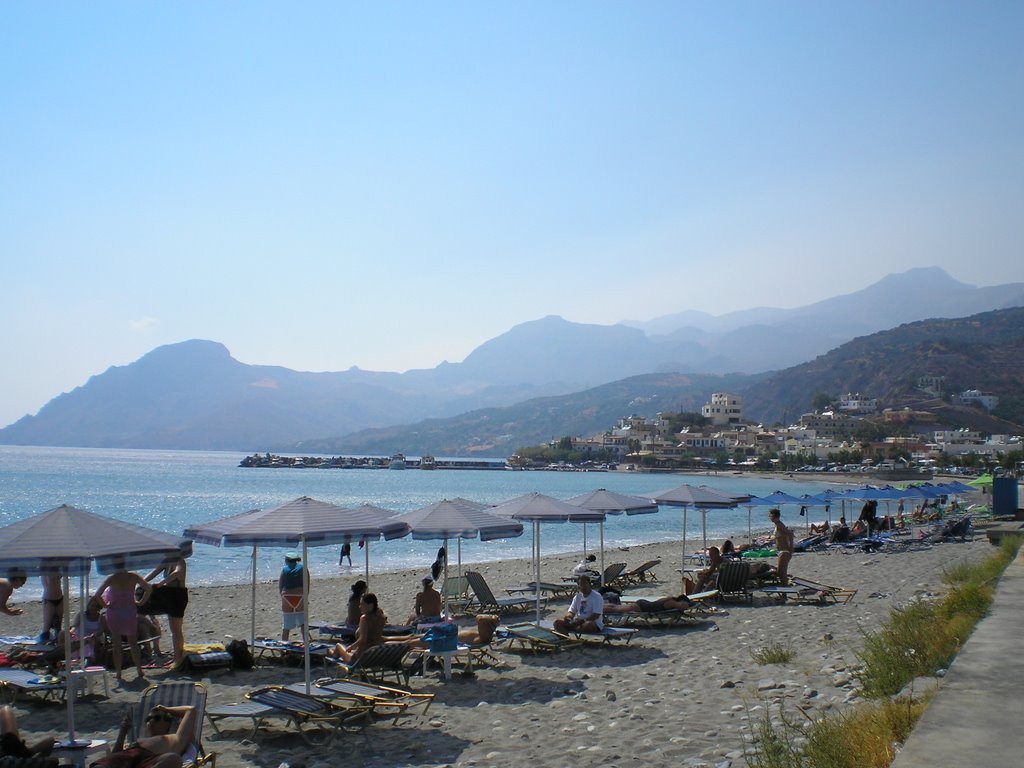 Beach at plakias by osso