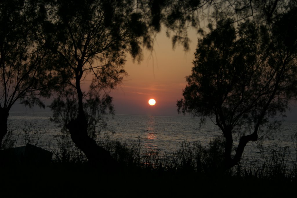 Sunset in Rhodos - Ηλιοβασίλεμα στη Ρόδο. by Dimitris Katsaras