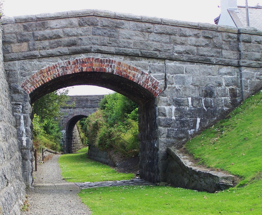 Shillinghill Bridge Portsoy Looking South. by Gilbert Smith