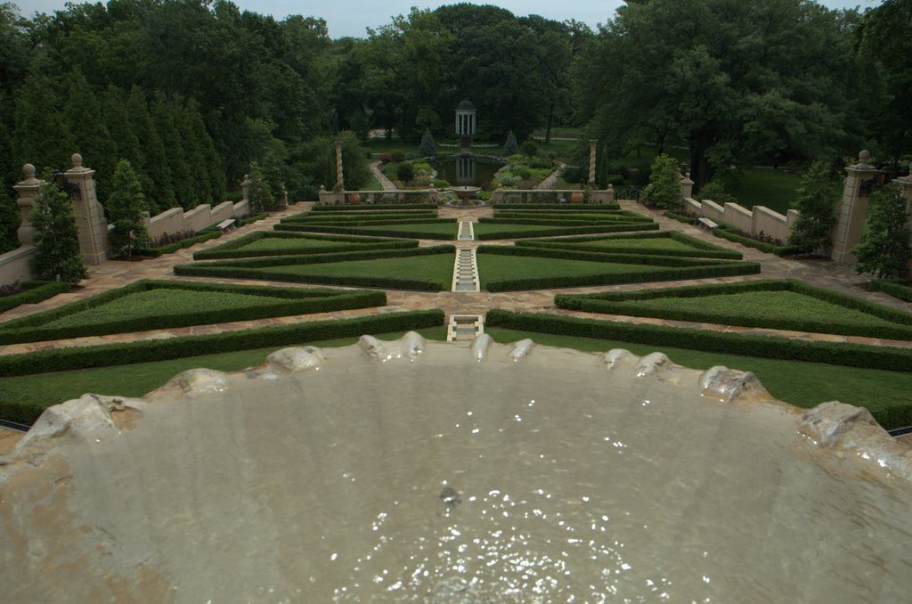 Philbrook Museum - Looking east from back of main house by jamesdeming