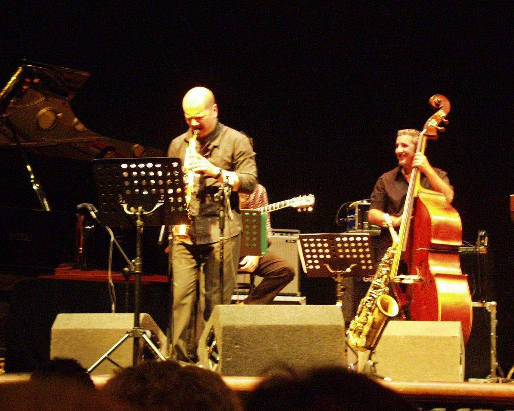 Teatro Pavone Umbria Jazz 2004 Stefano di Battista Quintet by Gianni Porcu