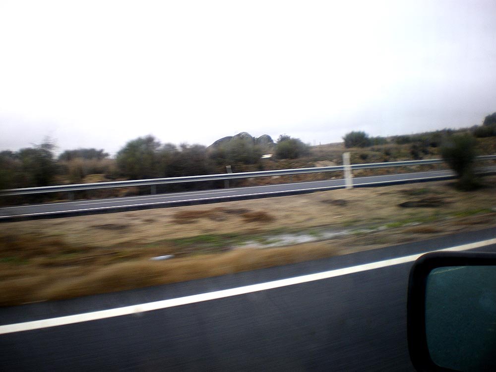 Carretera de Extremadura, A-5, E-90, Trujillo, Espana, 02-01-2009. by se_bmw