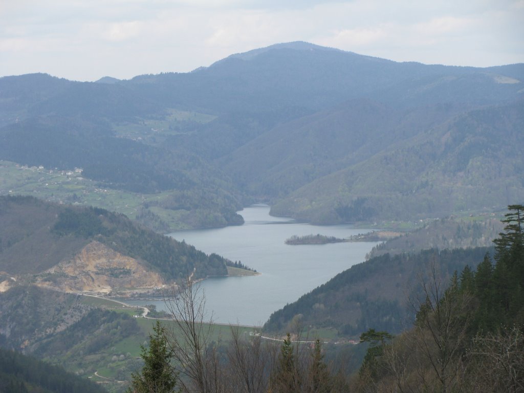 Pogled na jezero Zaovine - podnozje vrha Zboriste by solaris_bg