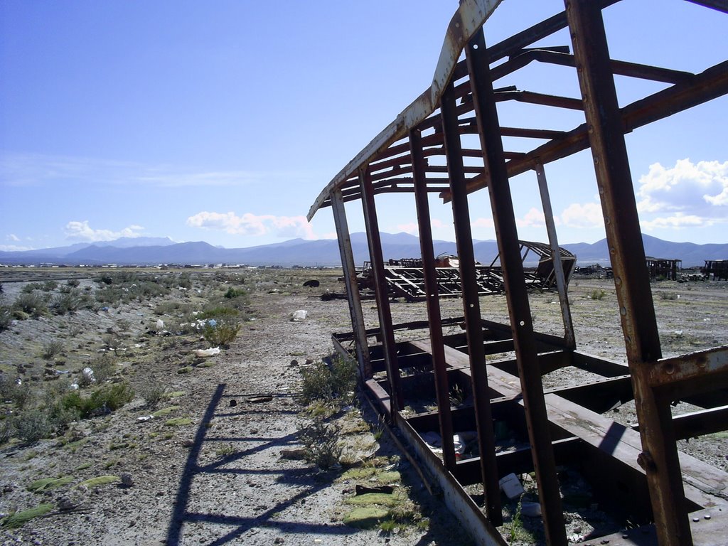 Cemetario de trenes (8), Uyuni, 2006 by hemogk