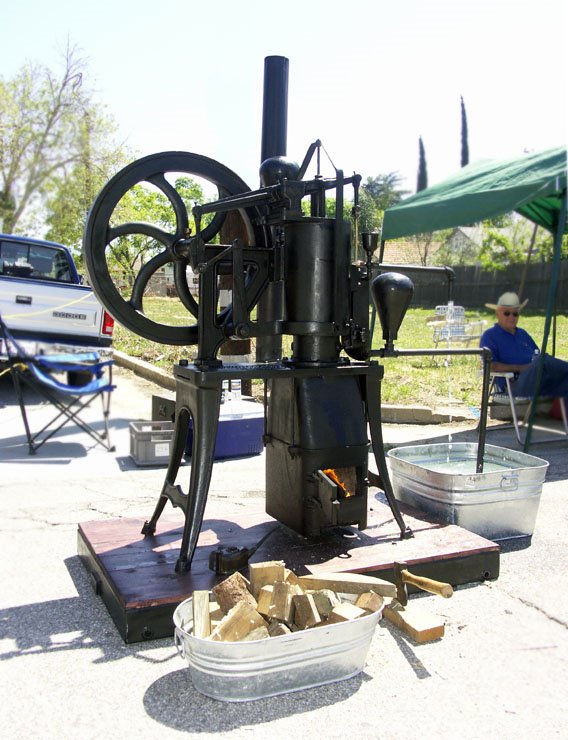 Rider Ericsson Hot Air Pumping Engine, shown at the Highland Citrus Festival by rustyiron