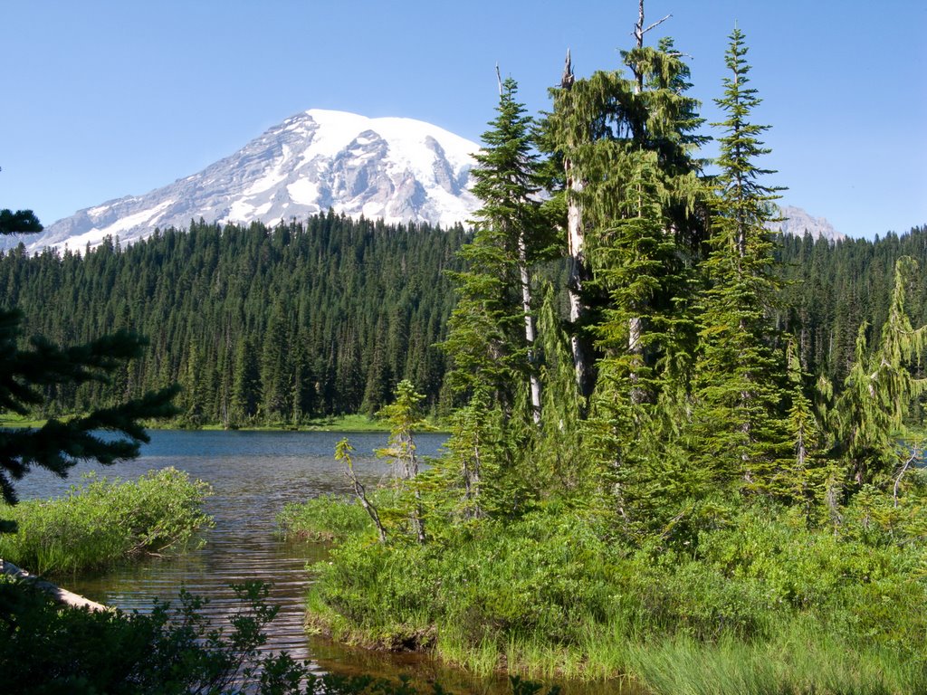 Reflection Lake, Mt. Rainier (Aug. 2009) by Attila Szücs