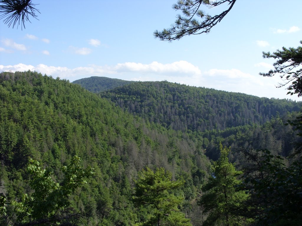 Mountains over Lineville Falls by DanBLON00