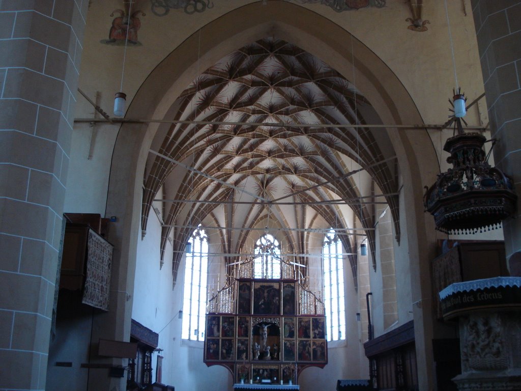 Biertan Church, view to the shrine by Corneliu Anca