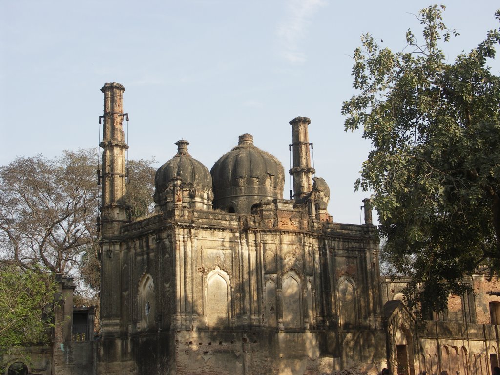 Masjid in ruins at the Residency by milusiddique