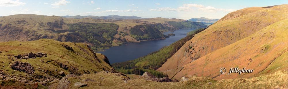 Thirlmere from above Comb Crags on the Wythburn path to Helvellyn by Callum Grant