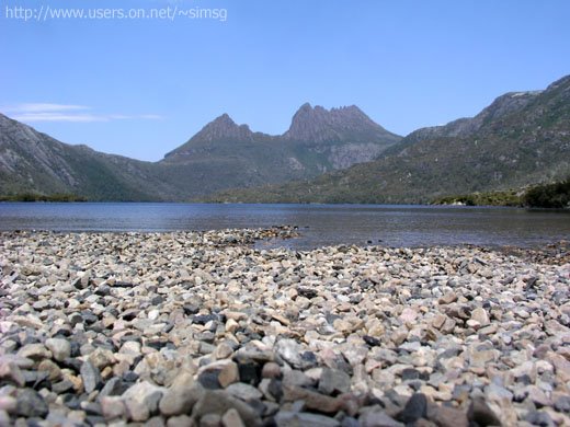 Perspective Cradle Mountain by beyondbeneath - www.users.on.net/~simsg