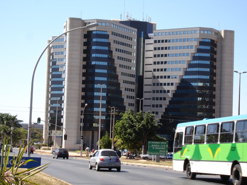 Avenida W 3 Norte, Edifício VARIG, Brasilia by Rubens Craveiro