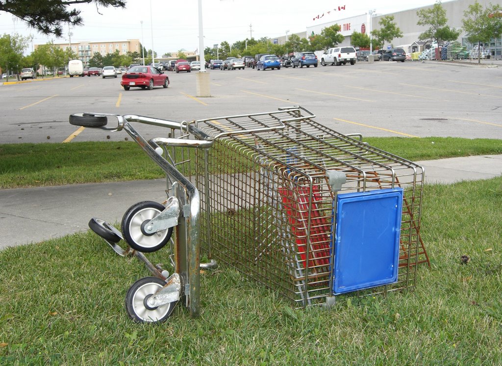 A mall parking lot by Toban Black