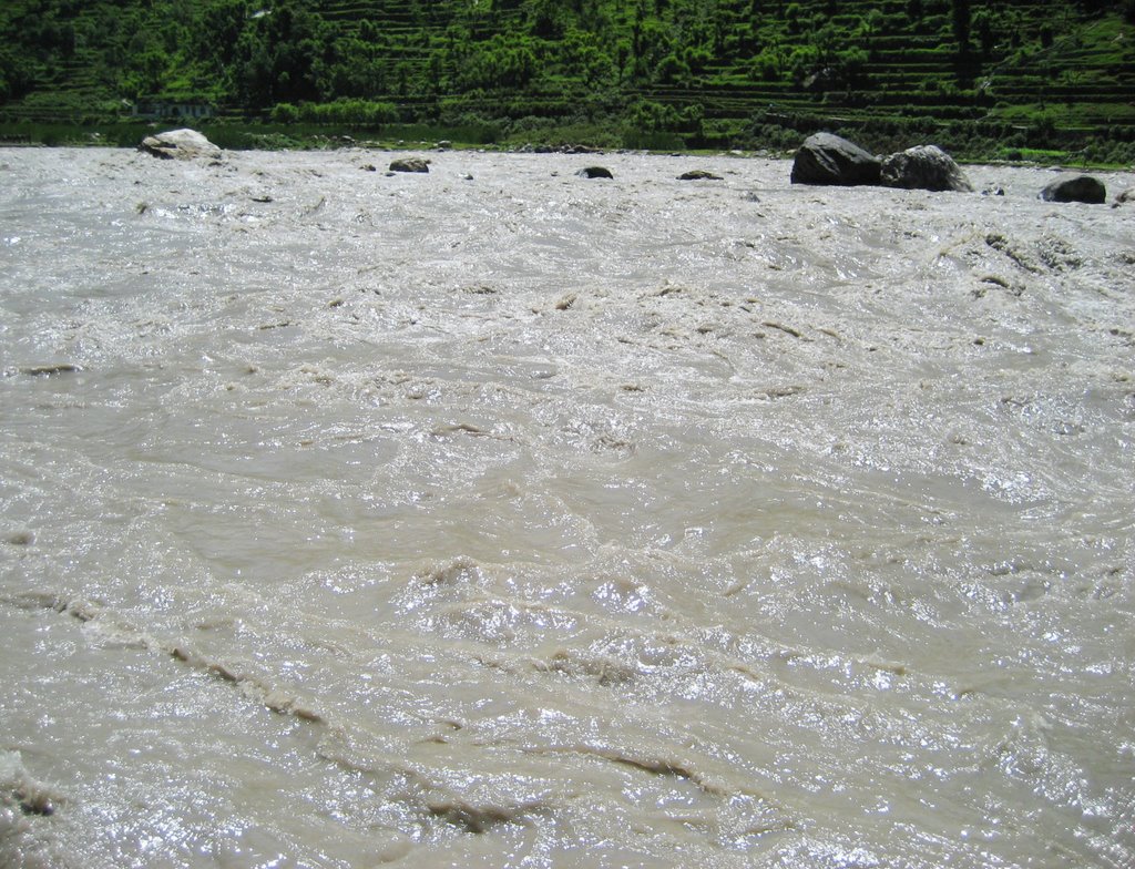 Flooded Ganga by Siddhartha Krishna