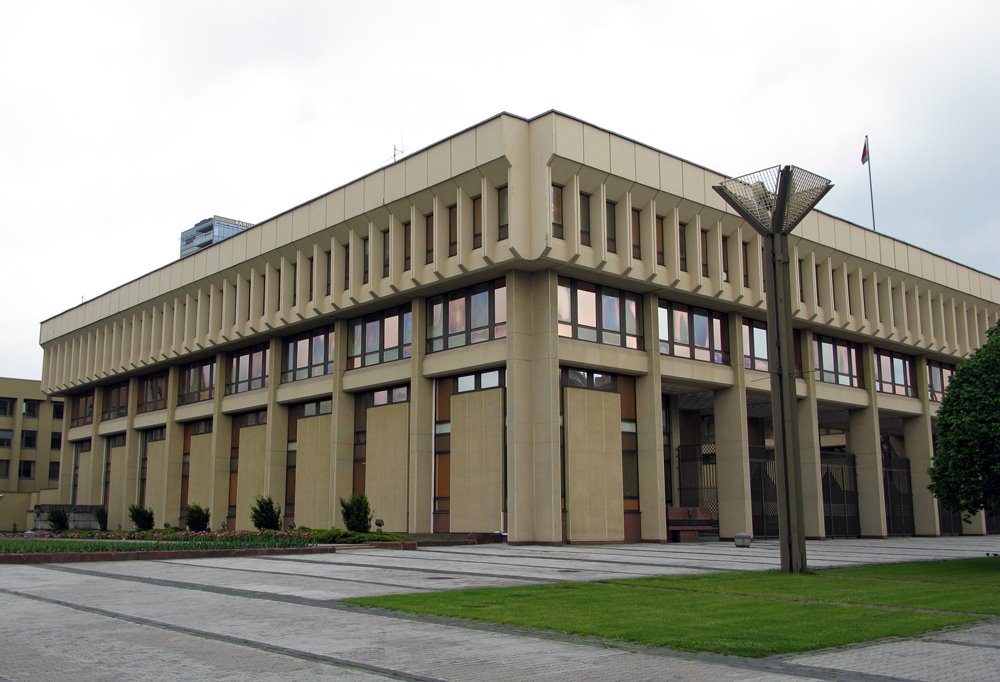 Vilnius, Lituania. Parlament. by Eivind Friedricksen