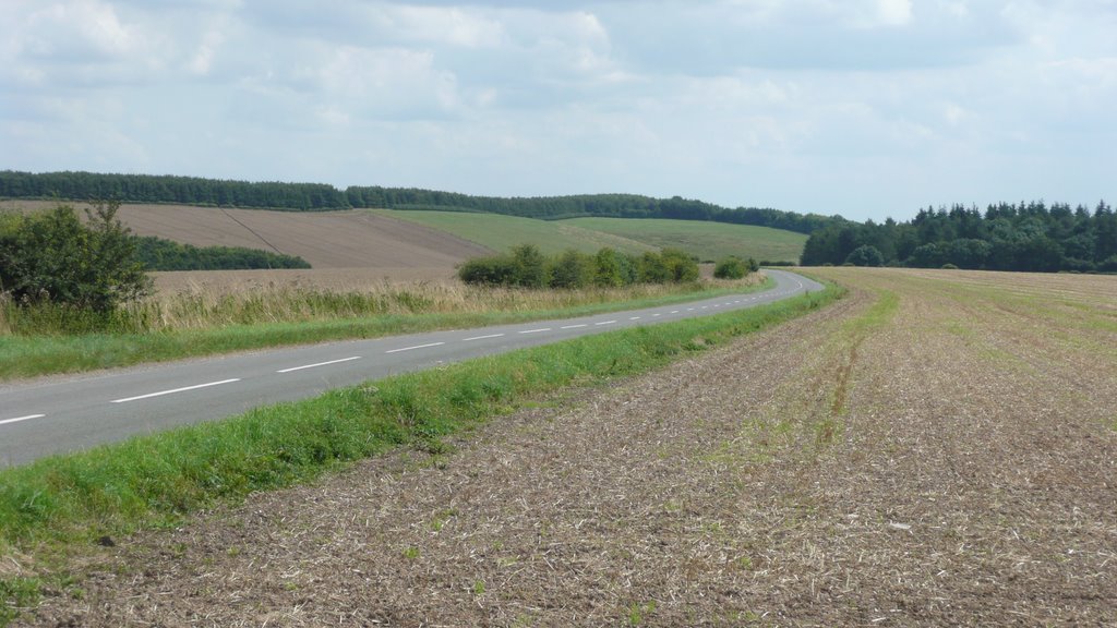 Ridgeway crossing the B4000 by MHCharlton