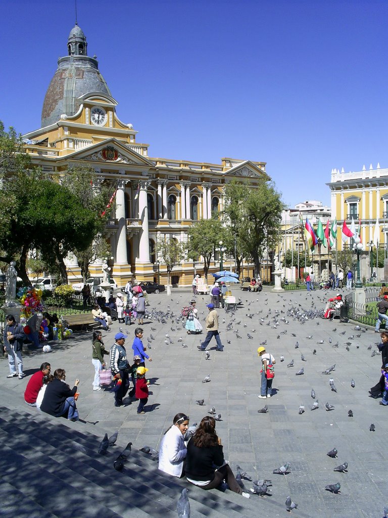 Congreso Nacional (3), Plaza Murillo, La Paz, 2006 by hemogk