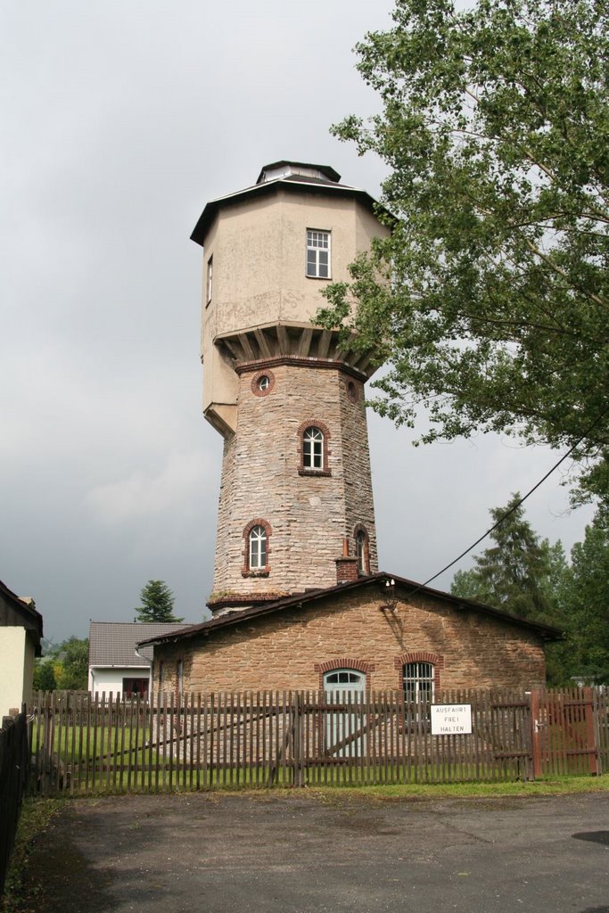 Wasserturm in Syrau bei Plauen, Deutschland, germany by Thomas Rost