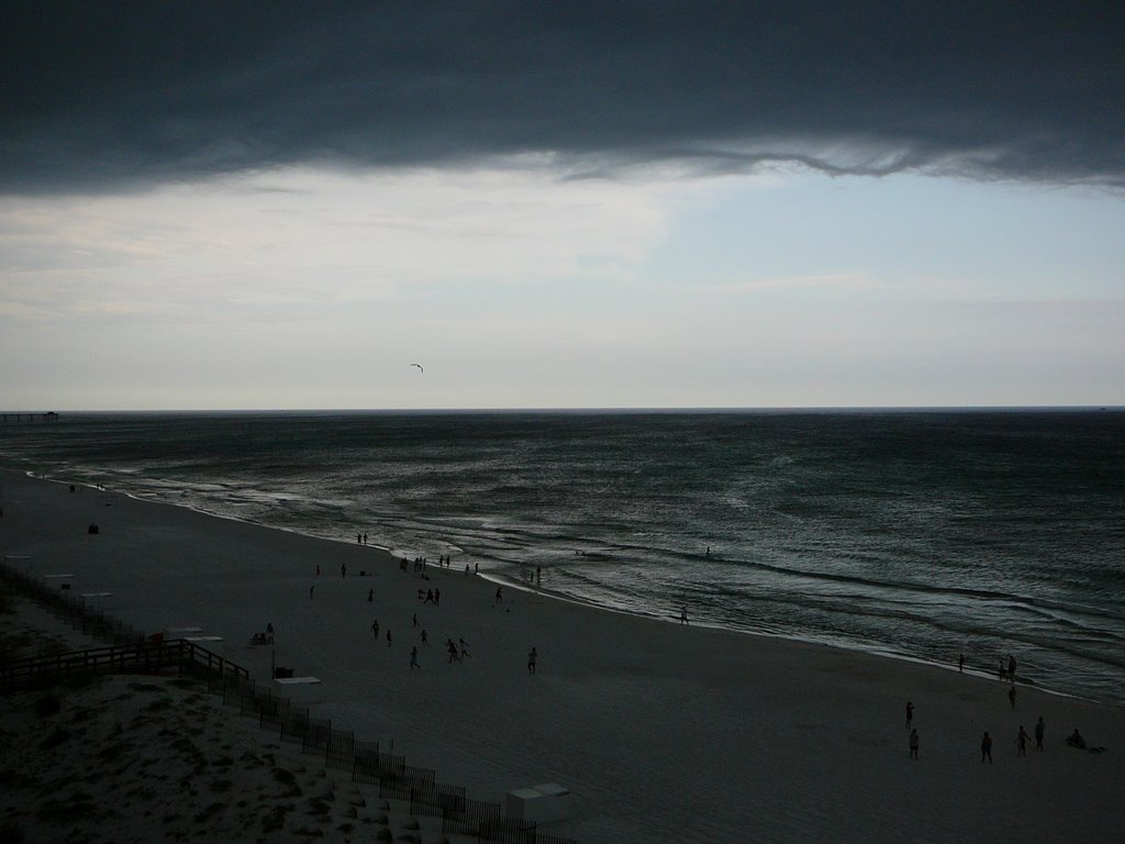 Storm Moving Over the Gulf of Mexico by Andy Burks