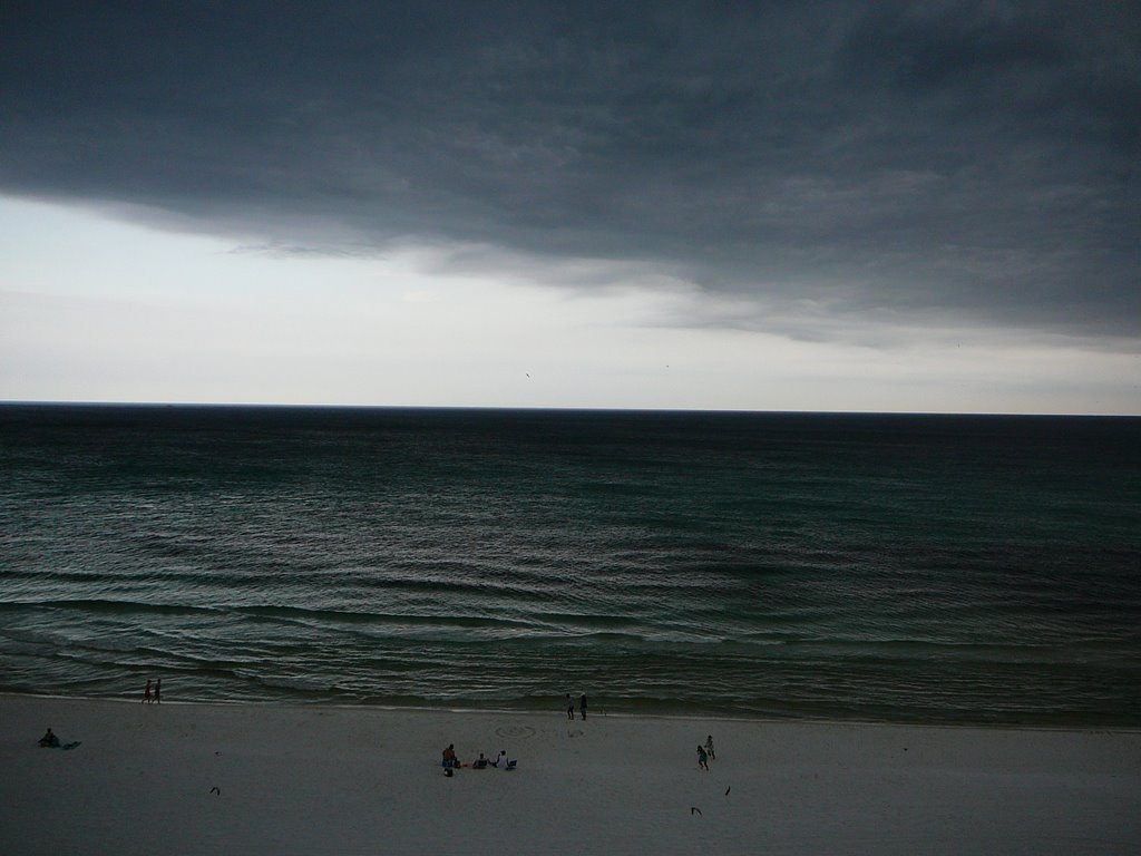 Storm Moving Over the Gulf of Mexico by Andy Burks