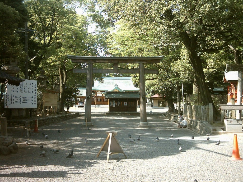 川原神社鳥居 by goonfoot