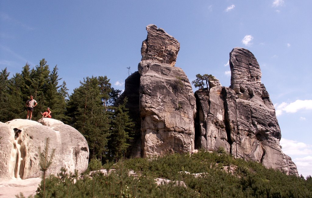 Český Ráj,Hrubá Skála by Vladimir Klaus