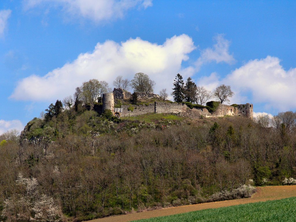 Burg Mägdeberg von Süden by www.hegau-panorama.de