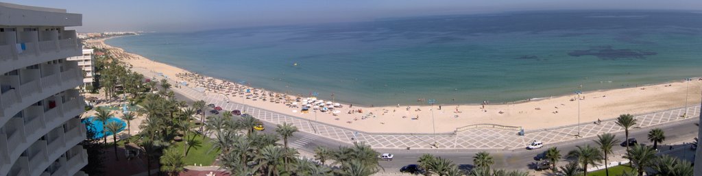 Beach panorama sousse by Szegvári László