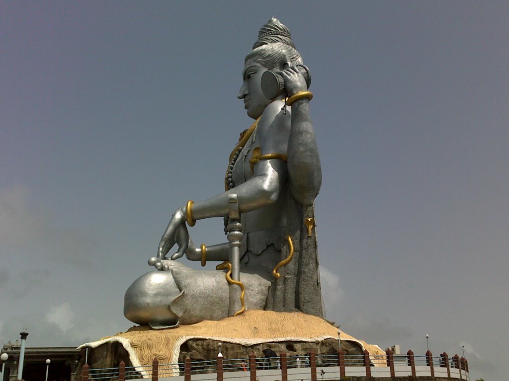 Side view of lord Siva!! by M.Leelakrishnan