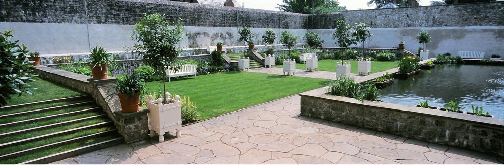 The Italian Garden at St Fagans Museum by museumwales