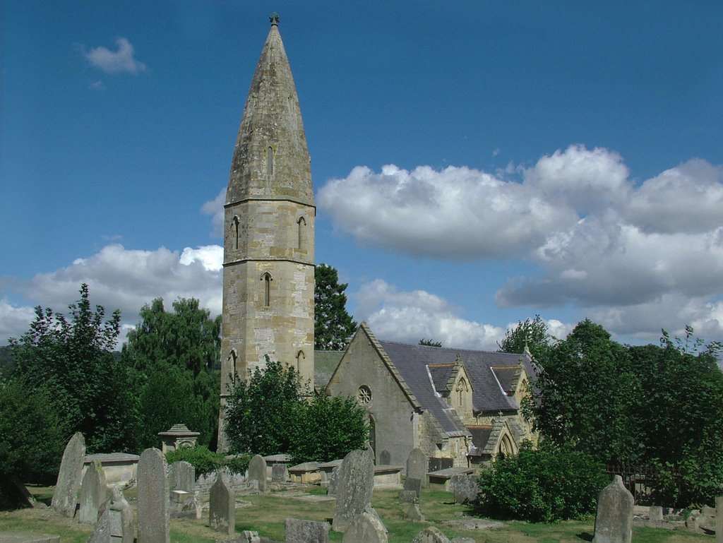 The rocket ship - Llanyblodwell - St Michael's church by swifty morgan