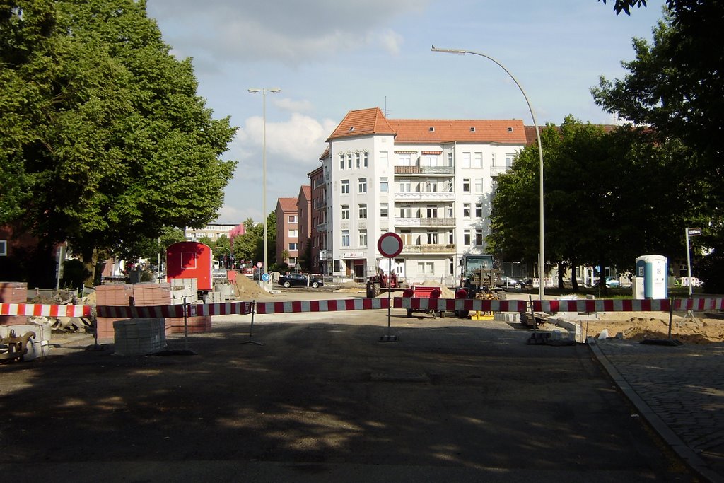 Rübenkamp während der Baumaßnahme im Sommer 2009 by ••• HaHeBa (HH) •••