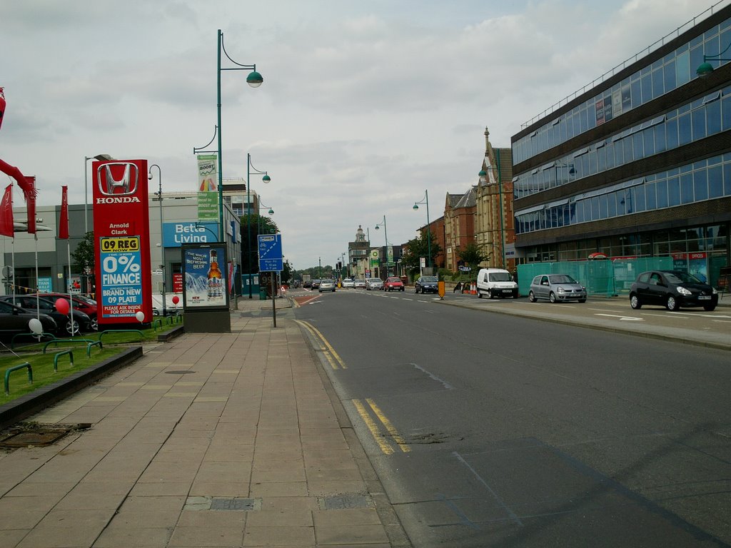 Wellington road South looking N. by betnev