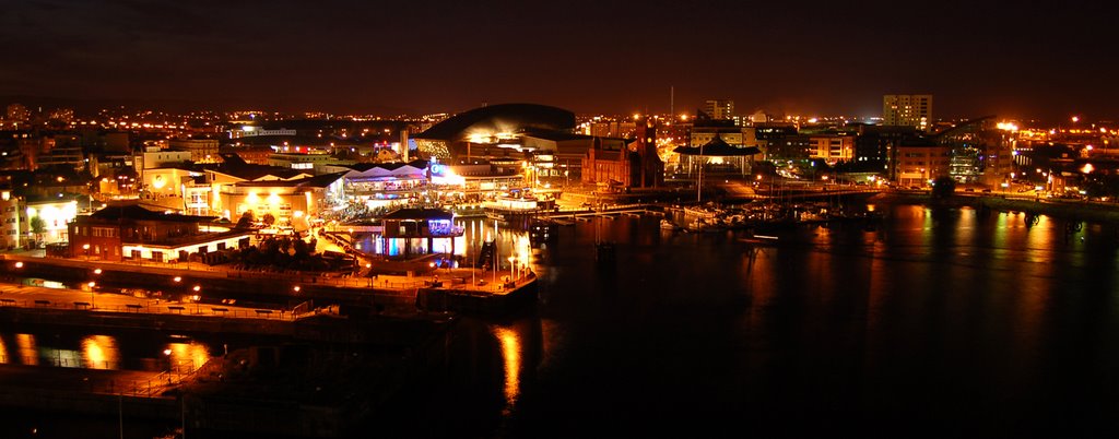 Cardiff Bay at Night by Rob B.