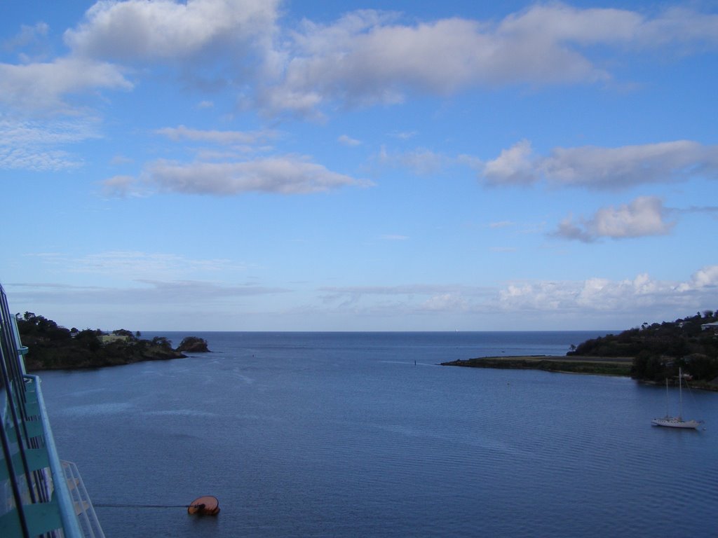 View to Sea, Castries Seaport, St. Lucia by rjrjr2020