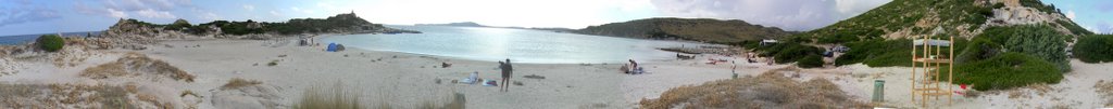 Panoramica spiaggia di punta Molentis by rsroberto