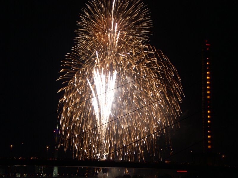 Oberkassel - Feuerwerk 2007 by Harry Meschke