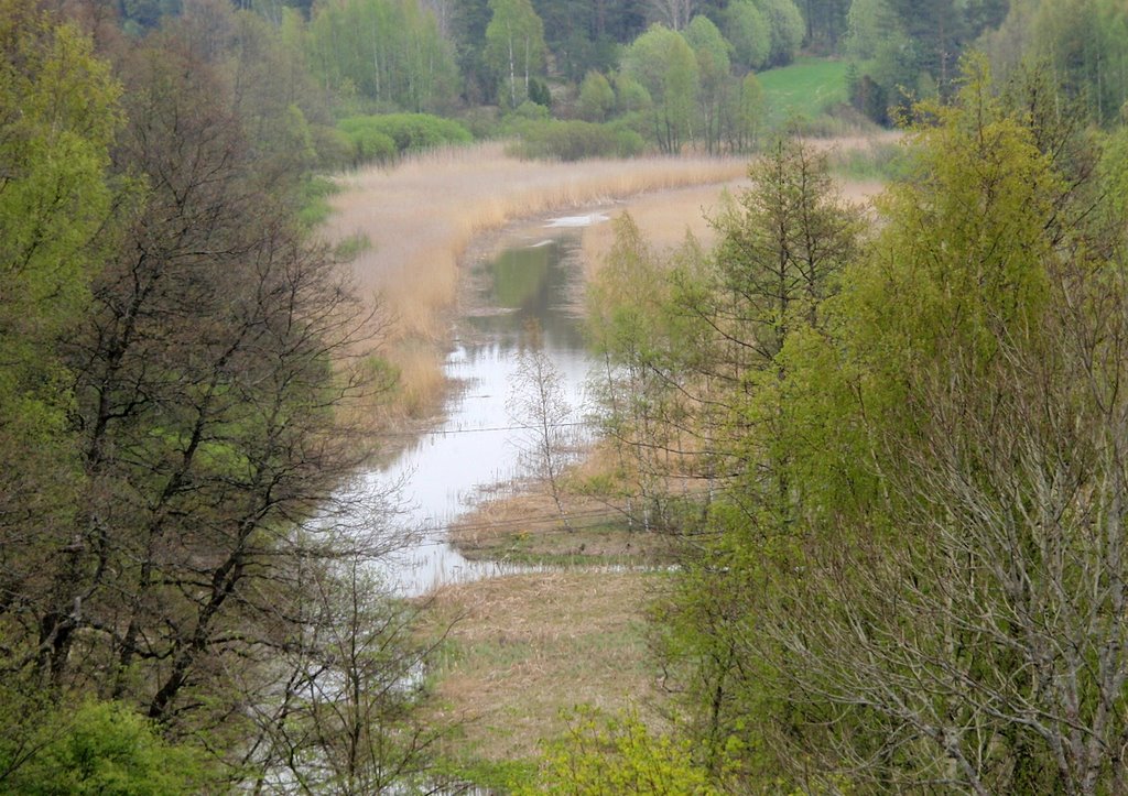 View to river Slottströmmen from Raseborg castle by Petteri Kantokari