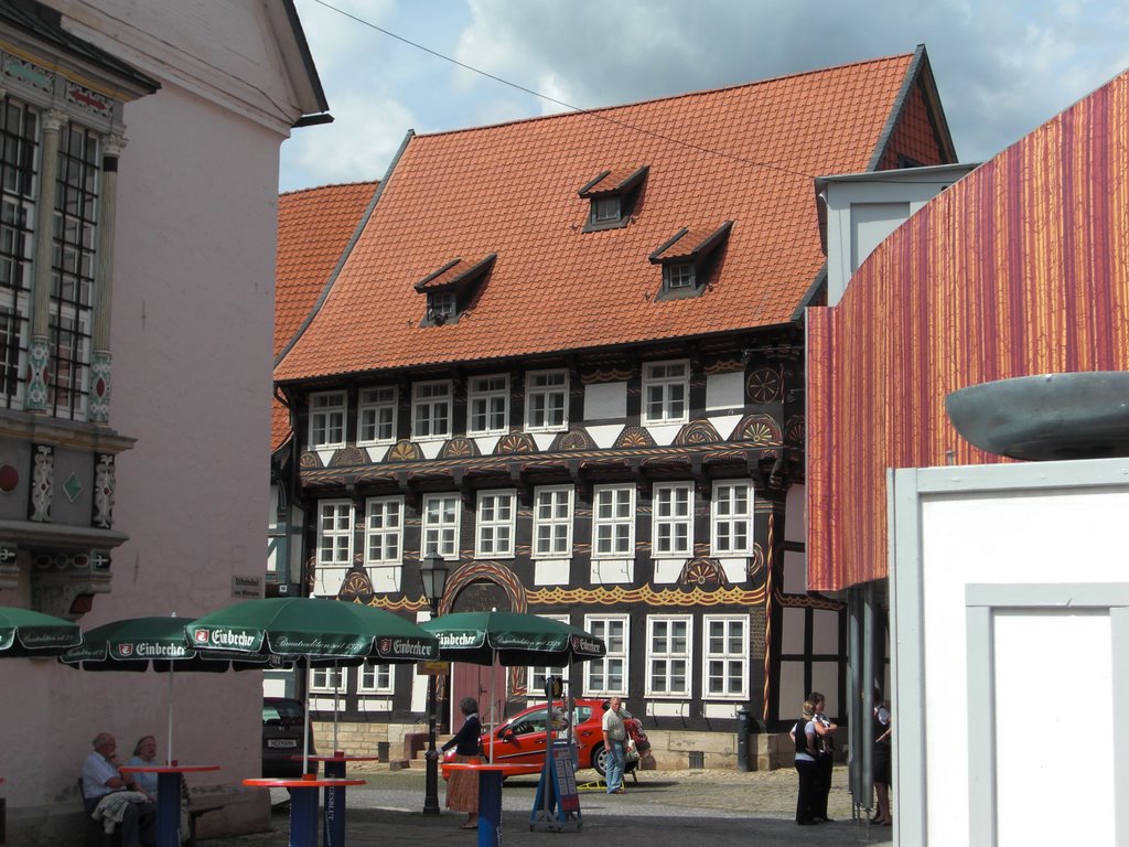 Bad gandersheim...marktplatz by f.h ehrenberger germ…