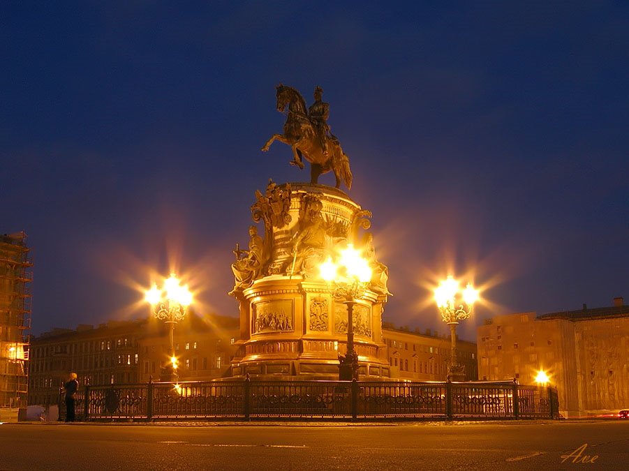 Saint Petersburg. Night guard of the city. by Andrew V. Efimovsky