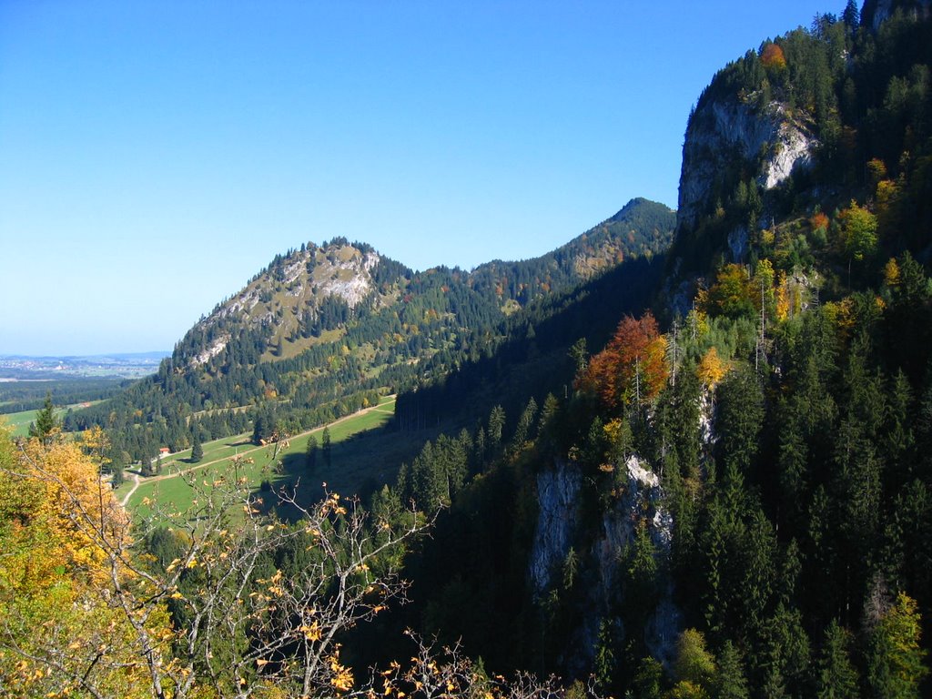 Blick von Neuschwanstein nach Osten by michasbe