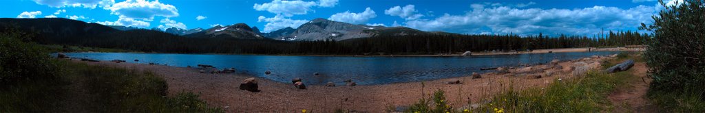 Brainard Lake Panorama by Mike Bond