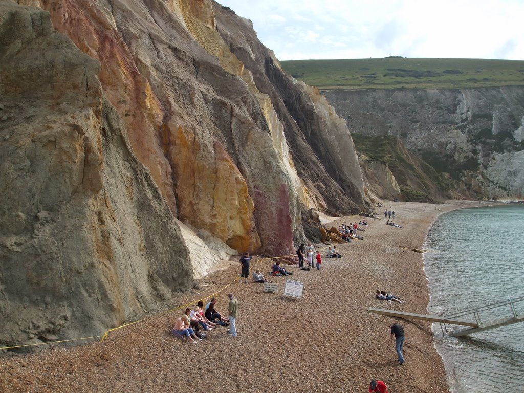 Alum Bay, I.o.W., UK by A Shropshire Lad