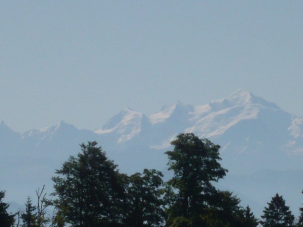 Mont blanc vanaf col de la Faucille Jura by lukassen-a