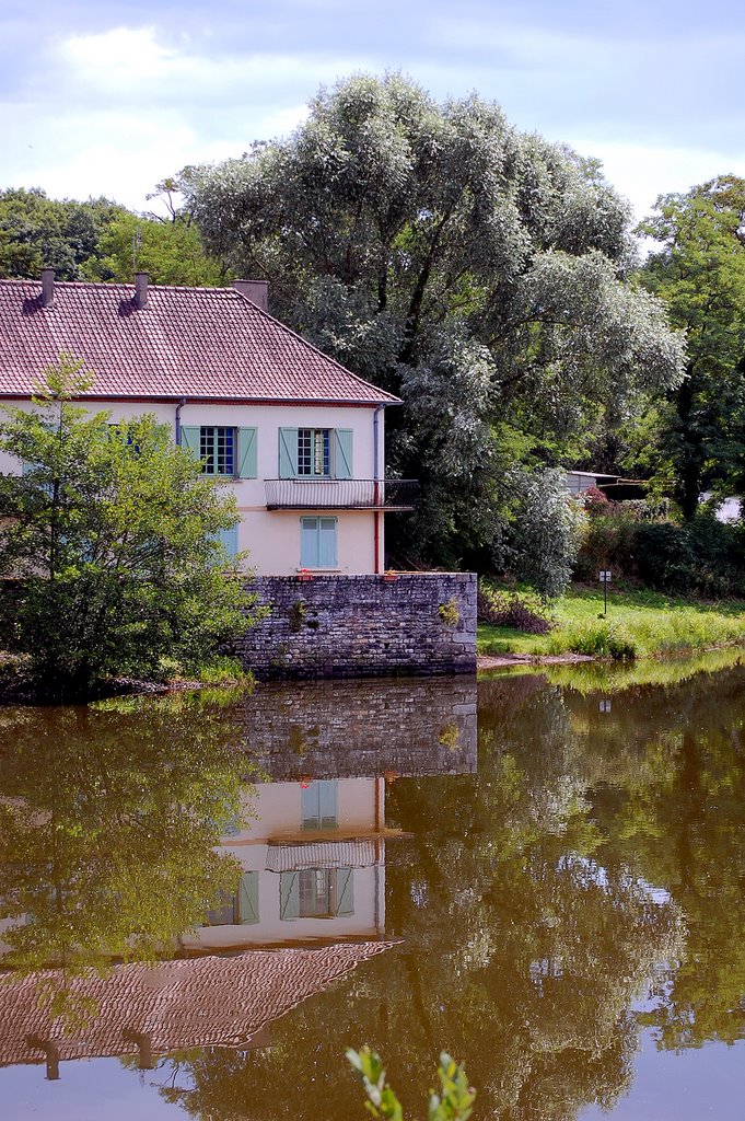 House at the etang de Troncais near Troncais, France by © Andre Speek