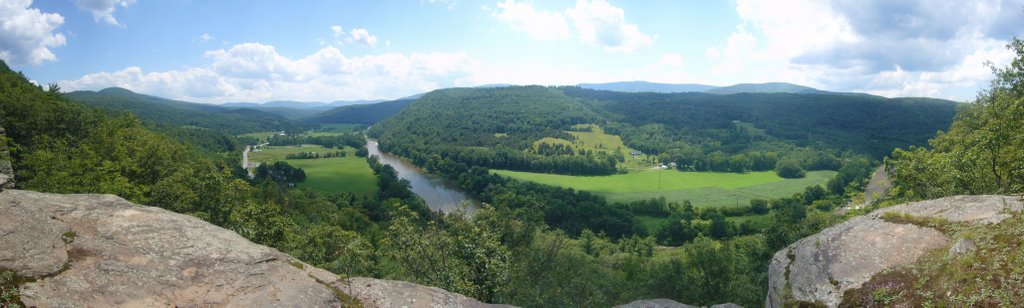 View from top of Pratt Rock, in Prattsville New York by Austin Donisan