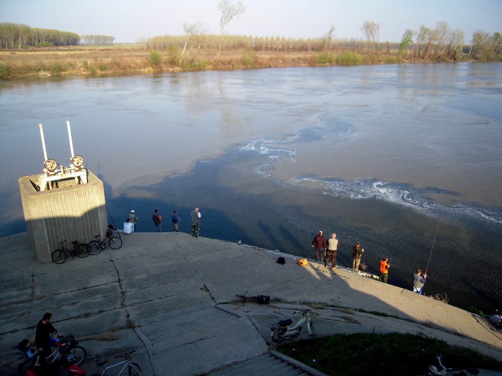 Fishing on River Tisa 04.04.09 by duckfromserbia