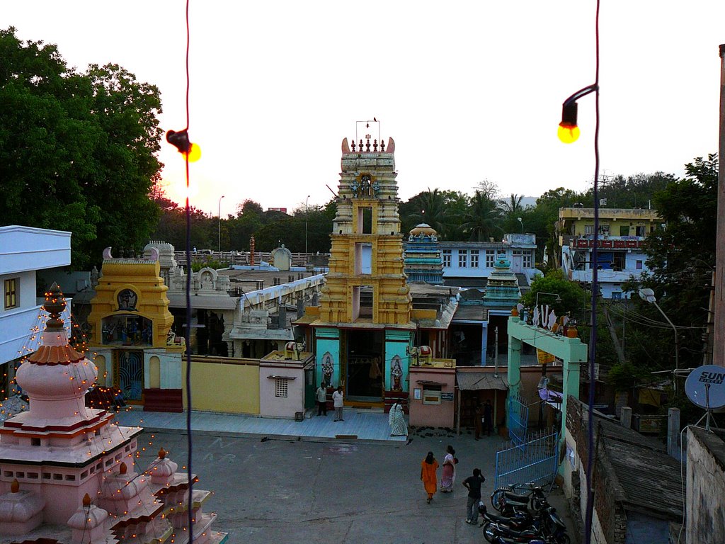 Lord Sri Venkateswara Temple in Vijayawada by Tandavakrishna Tungala