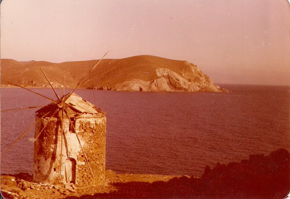 35mm-Windmill Island Psara 1979 by Apostolos D by APOSTOLOS DOULIAS