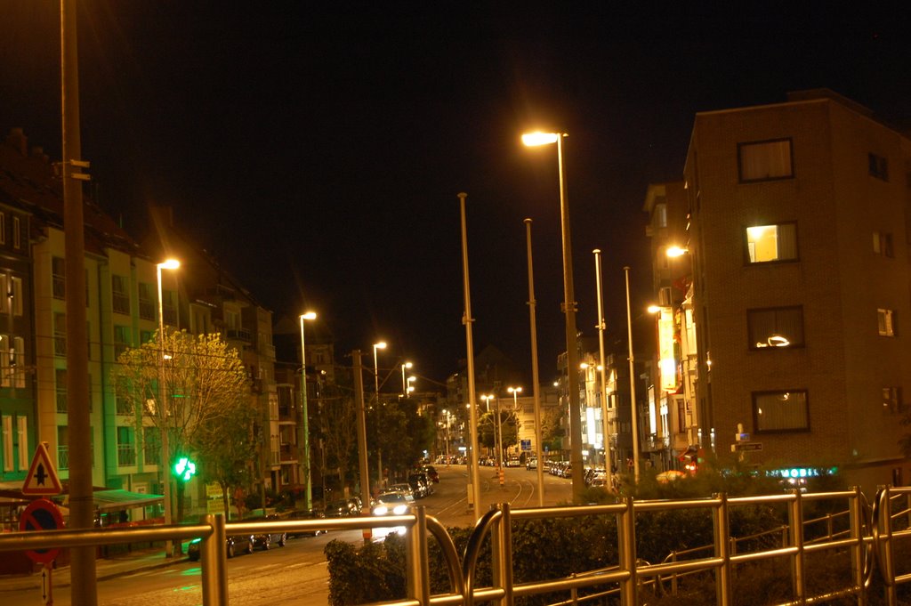 Blankenberge bij nacht by danny arnoldus